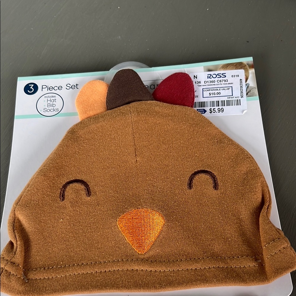 Cute Turkey Baby Booties - Picture 5 of 5